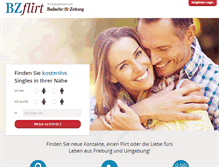 Tablet Screenshot of flirt.badische-zeitung.de