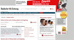 Desktop Screenshot of jobs.badische-zeitung.de