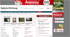 Desktop Screenshot of anzeigen.badische-zeitung.de